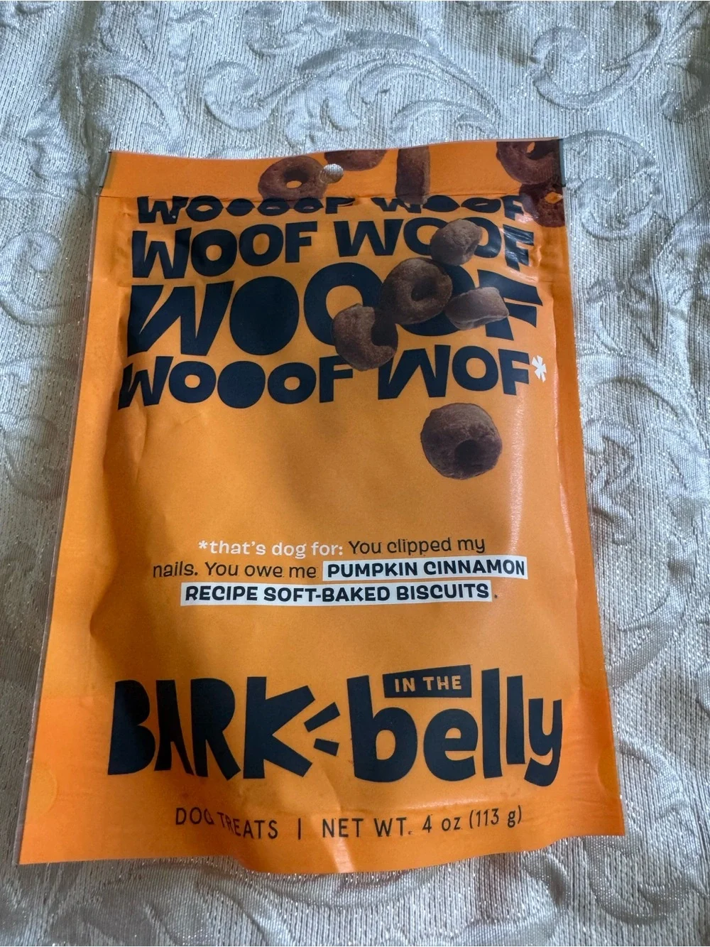 SEALED - BARK Pumpkin Cinnamon Dog Treats - NO GRAINS - Exp 11/2027